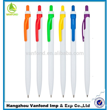 cheapest plastic ballpoint pen with colorful clip